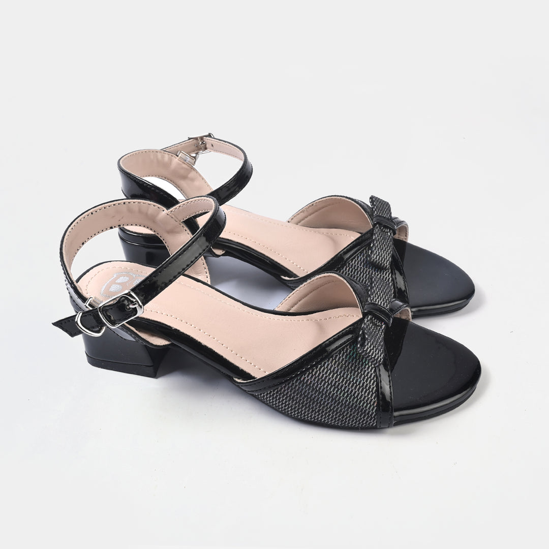 Girls Heel sandal ZP-111-BLACK