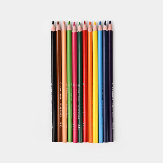 Colour Pencil Plastic 12Pcs For kids