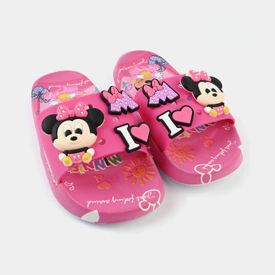 Girls Slippers 222-49-Fuchsia