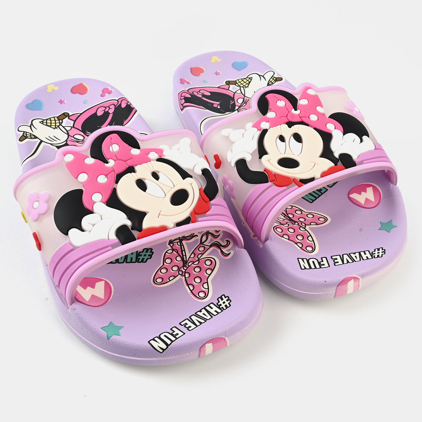 Girls Slippers 208-A18-Purple