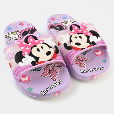 Girls Slippers 208-A18-Purple