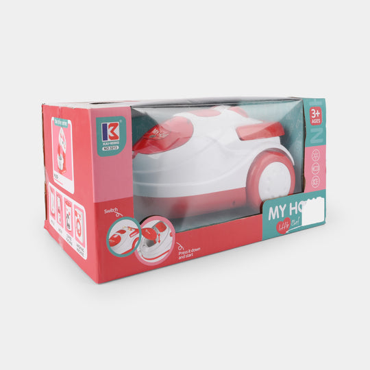 Kids Vacuum Cleaner Hoover Toy With Light & Music