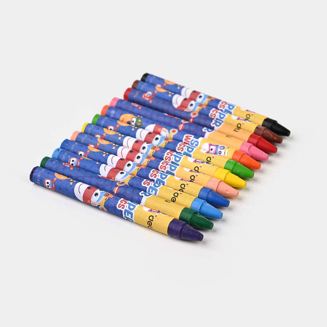 FUN & LEARN WITH WAX CRAYON COLOR | 12PCs