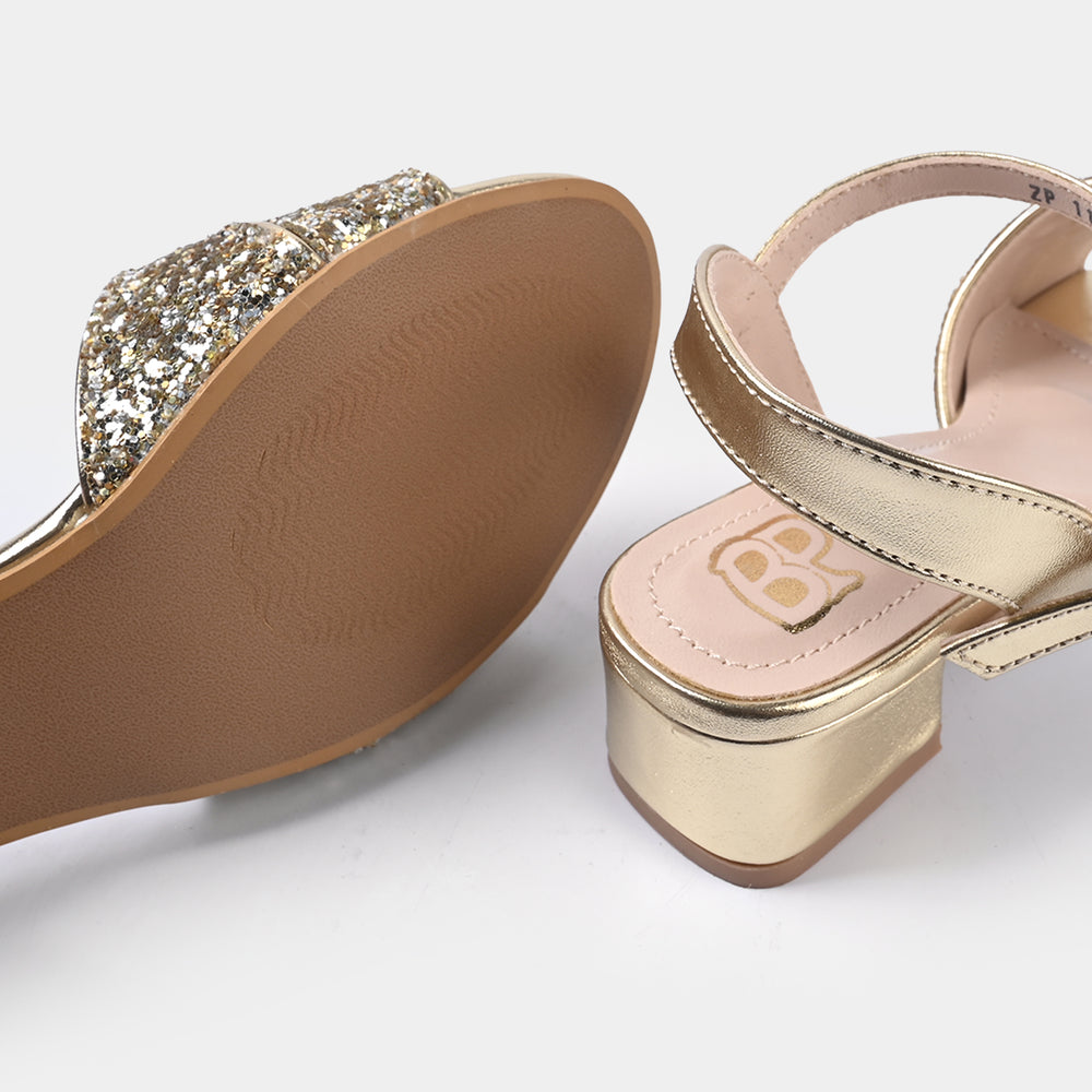 Girls Heel sandal ZP-113-GOLDEN