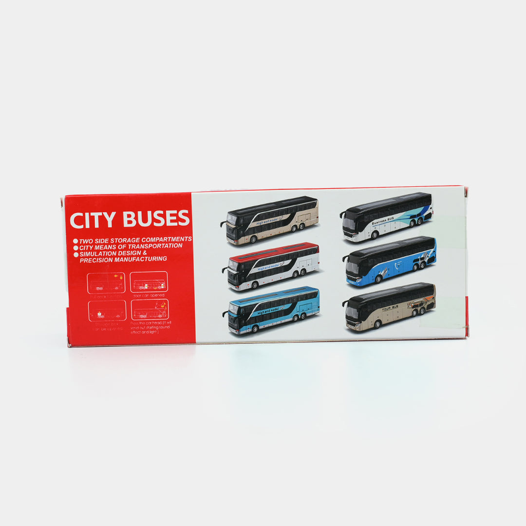 Die-Cast Model Bus For Kids