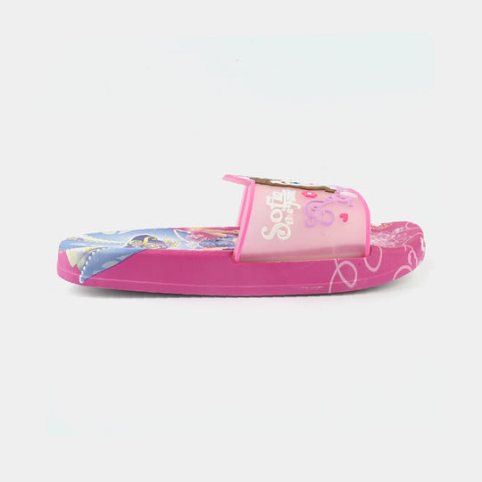 Girls Slippers 208-A12-Fuchsia