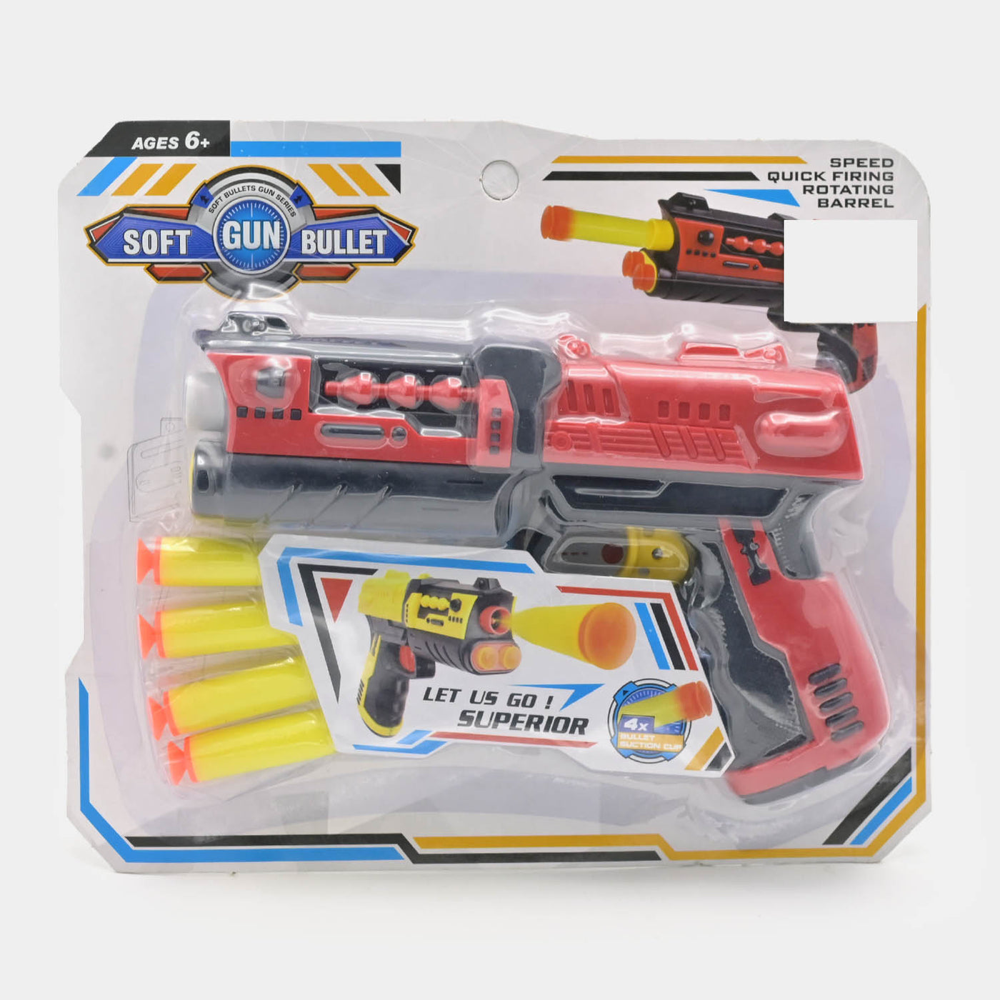 Soft Dart Blaster Toy | Red