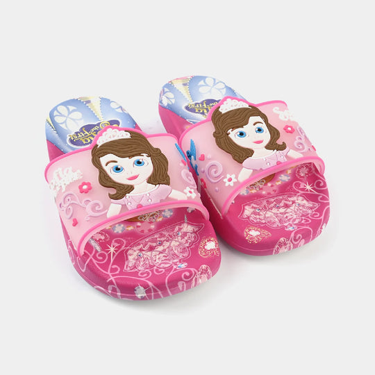 Girls Slippers 208-A12-Fuchsia