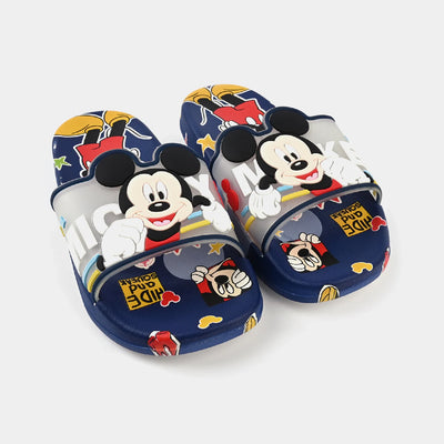 Boys Slippers 208-A19-NAVY