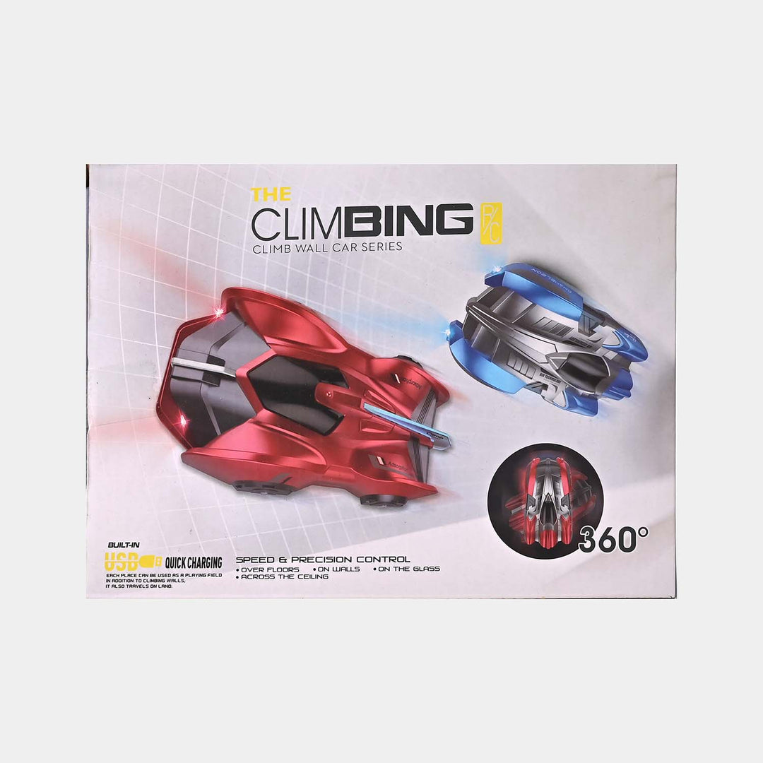 Remote Control Wall Climbing Car with Light for Kids