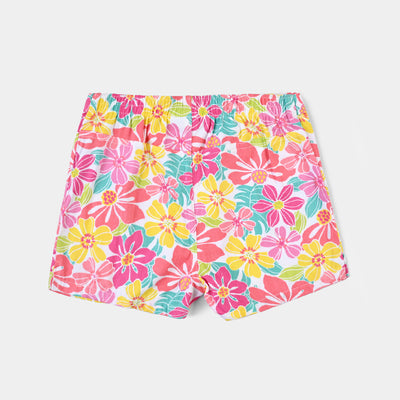 Girls PC Short Multi Floral-Multi