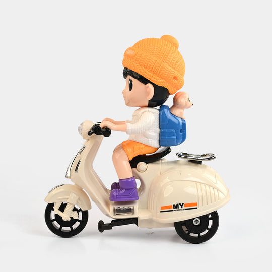 Electric Stunt Biker Motorcycle with Light & Sound