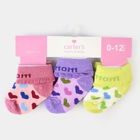 Infant Baby Socks 0-6M-3Pcs