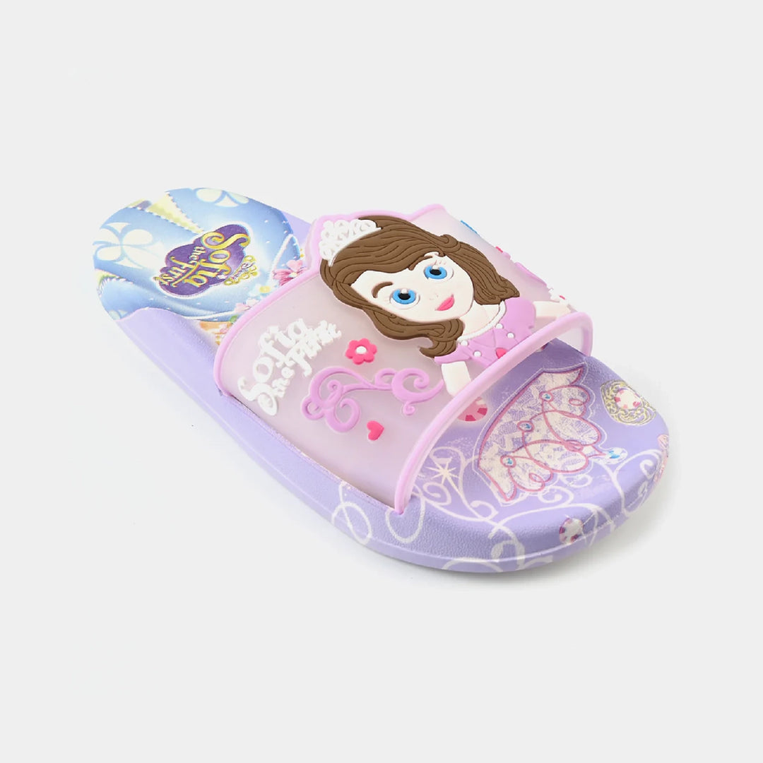 Girls Slippers 208-A12-Purple