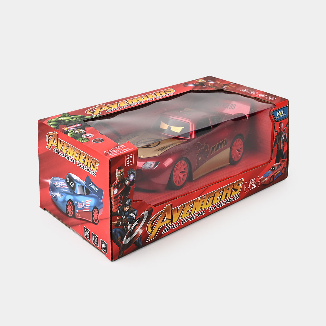 Remote Control Superhero Car Toy for Kids