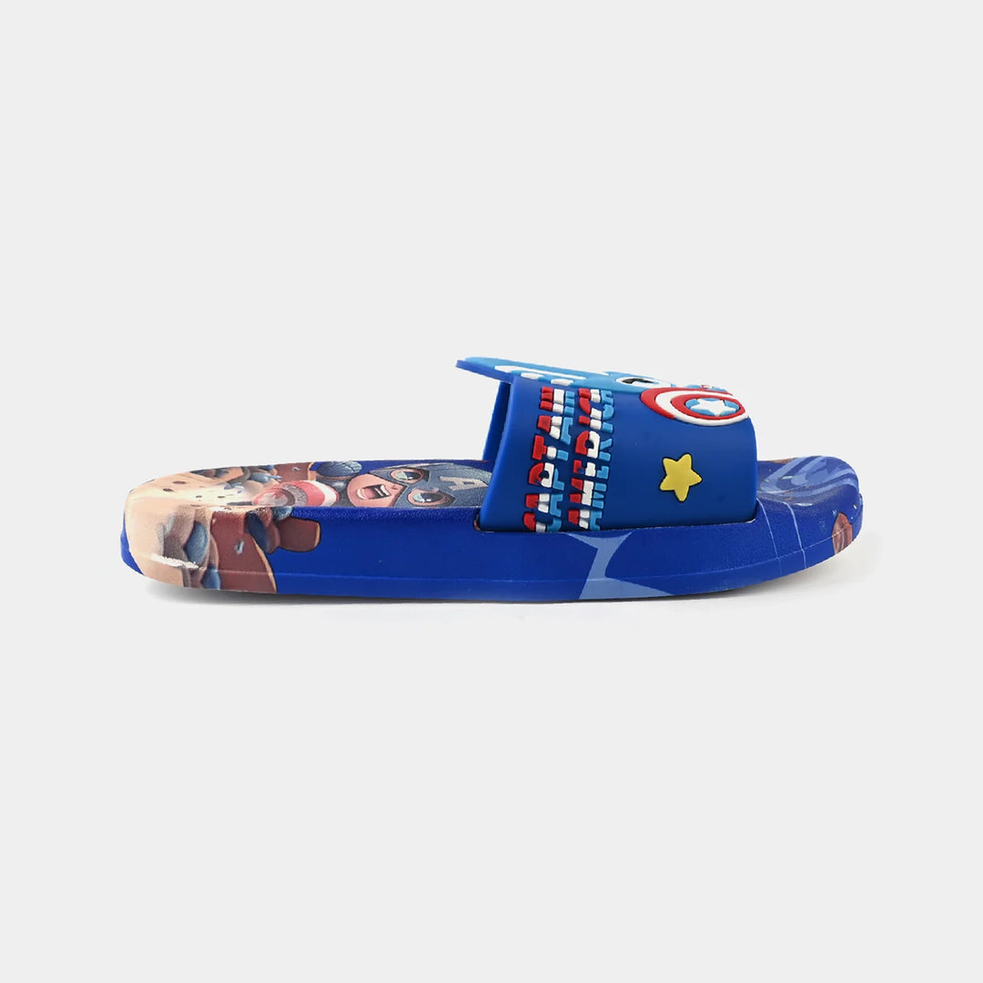 Boys Slippers 208-A9-Blue