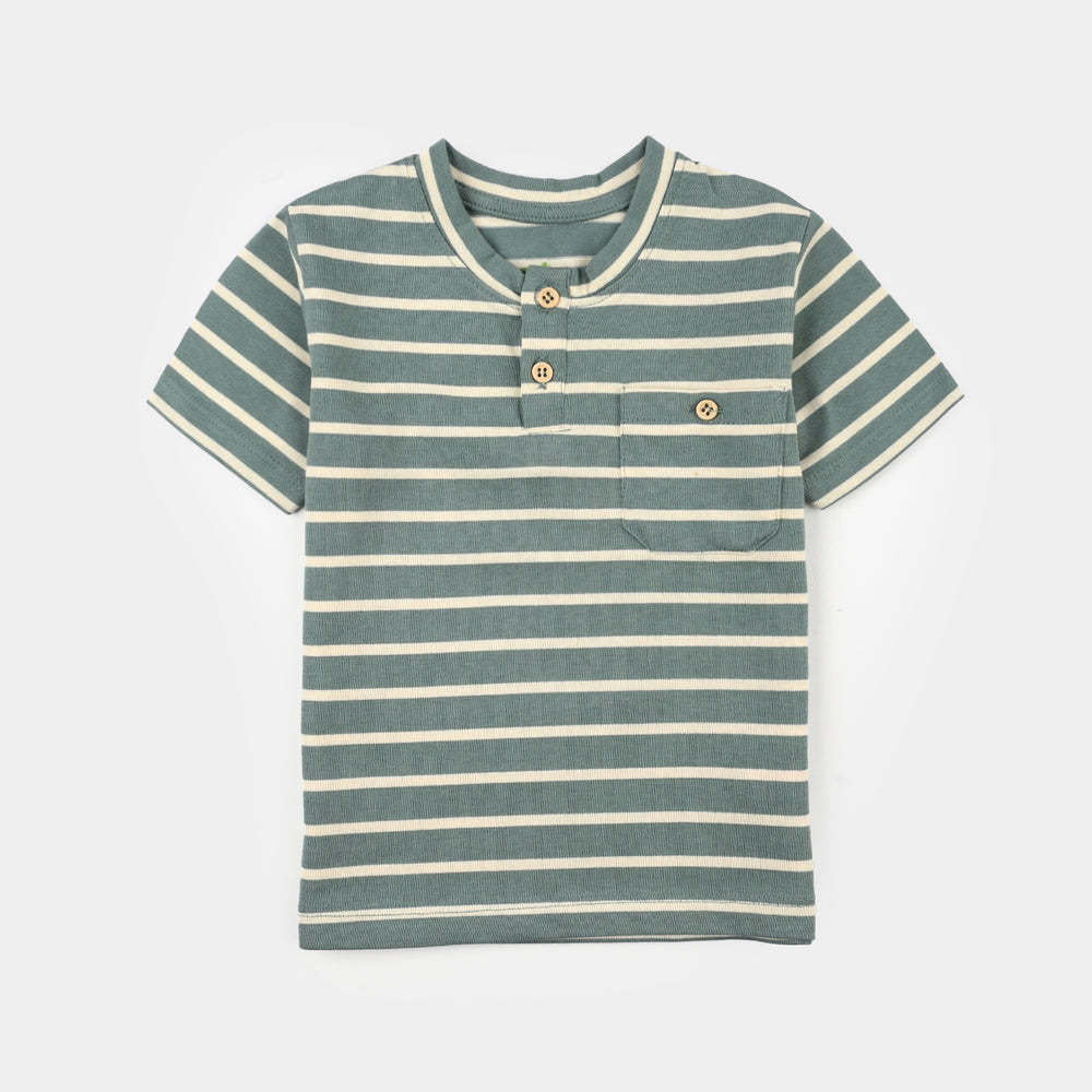 Infant Boys Yarn Dyed Suit - Green