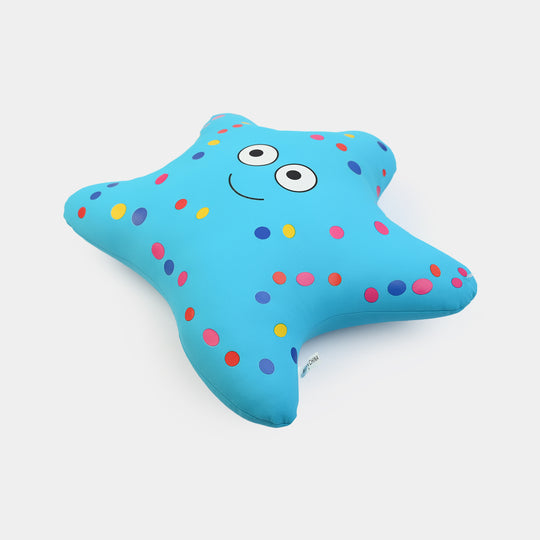 Soft Bean Star Pillow - Blue