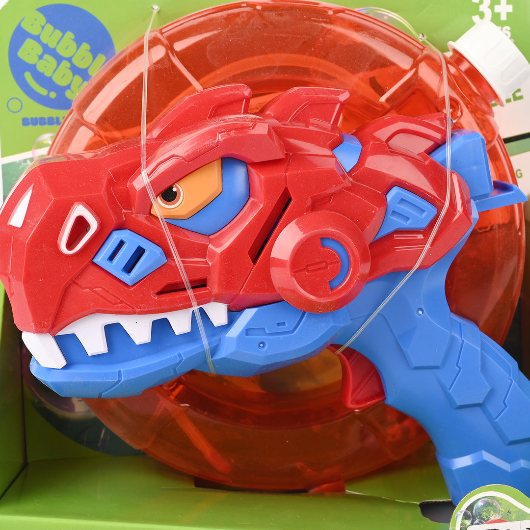 Dinosaur Bubble Gun – Automatic Bubble Blower for Kids