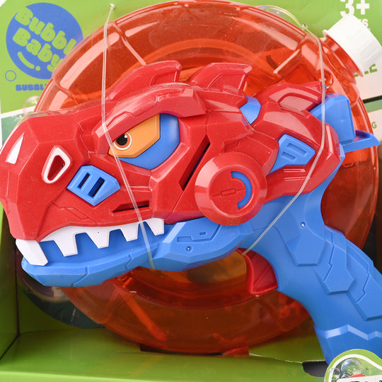 Dinosaur Bubble Gun – Automatic Bubble Blower for Kids