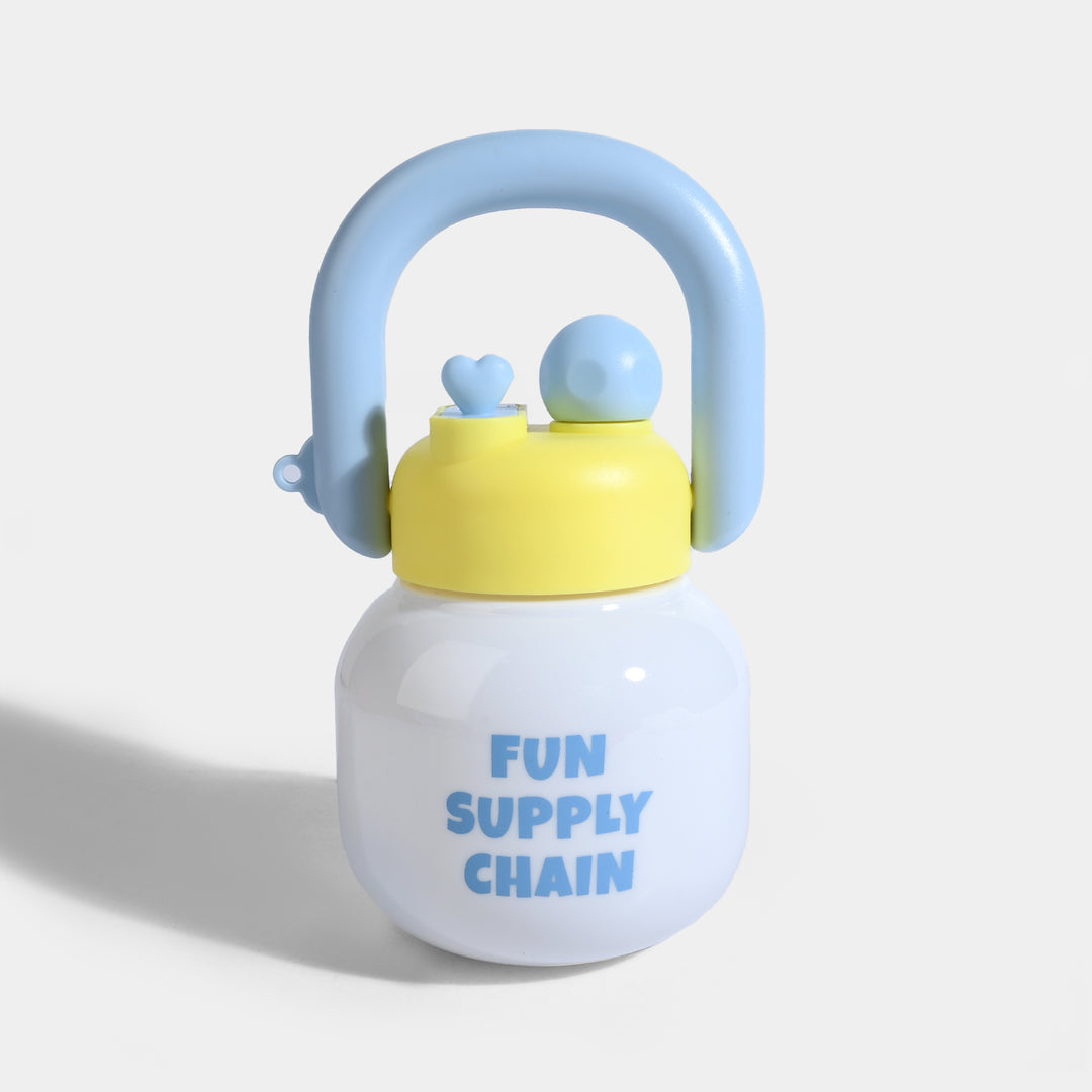 DRINKING STRAW CUP WATER BOTTLE | SH2700 - BLUE