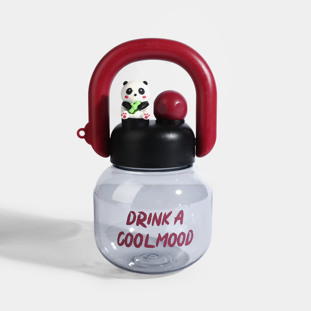 DRINKING STRAW CUP WATER BOTTLE | SH2701 - BLACK