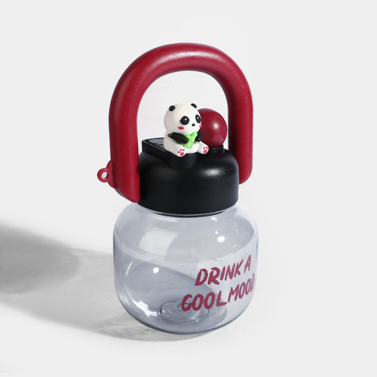 DRINKING STRAW CUP WATER BOTTLE | SH2701 - BLACK