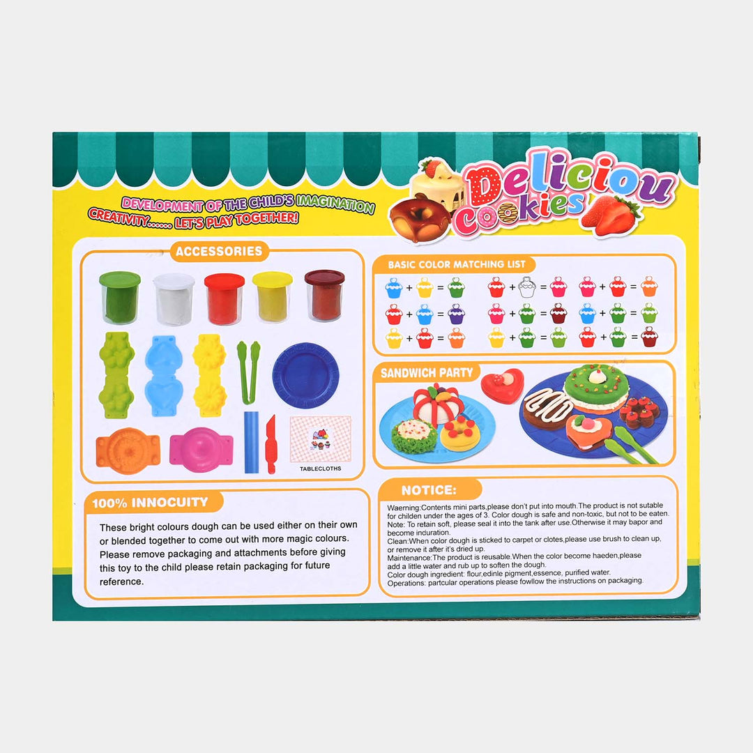 Delicious Cookies Color Dough Play Set