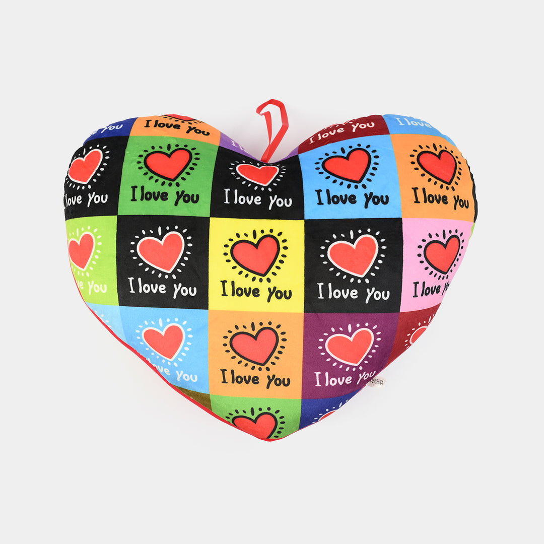 Soft Beans Heart Pillow