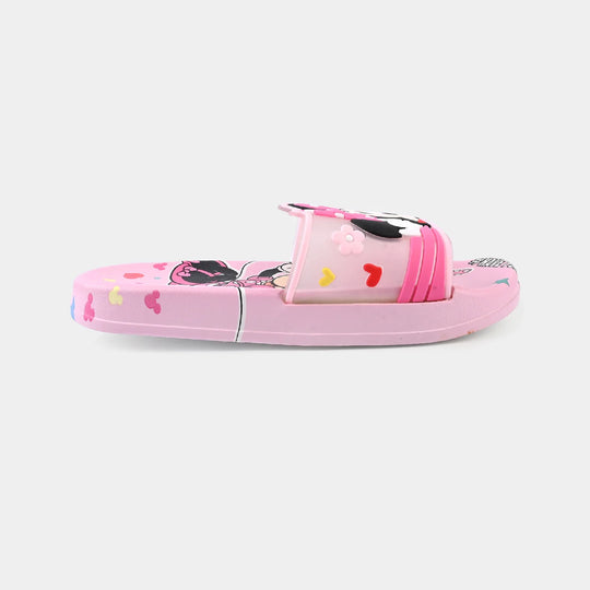 Girls Slippers 208-A18-Pink