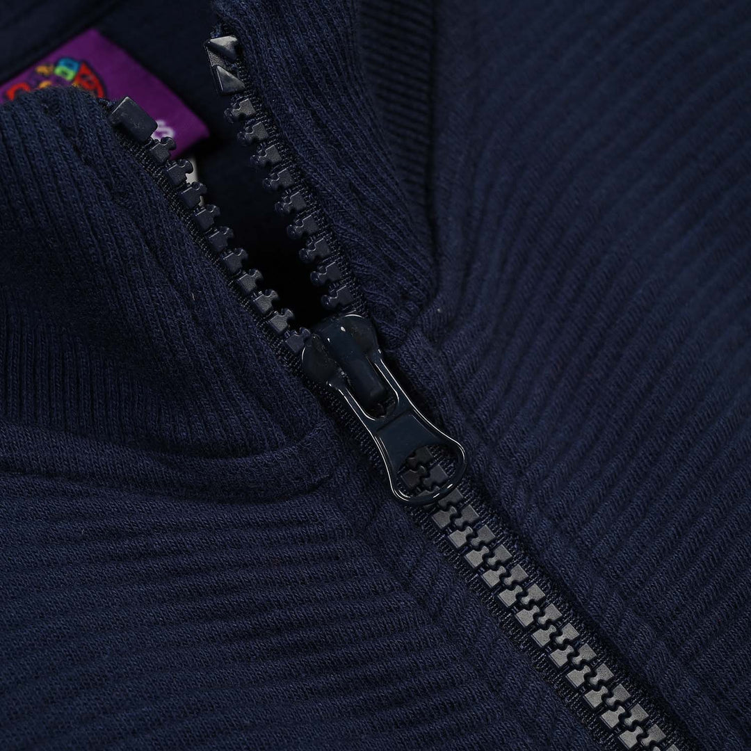 Boys Ottoman Knitted Jacket Real Energy-NAVY