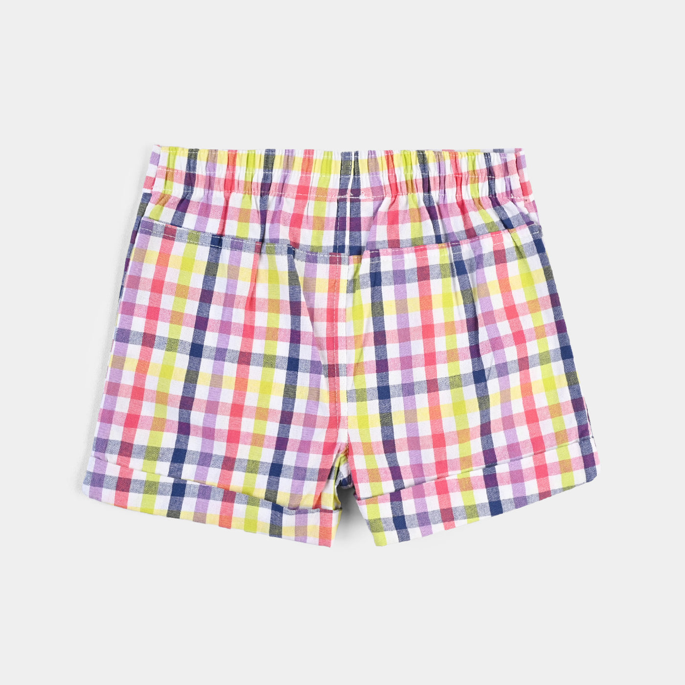 Girls PC Short Multi Check-Multi