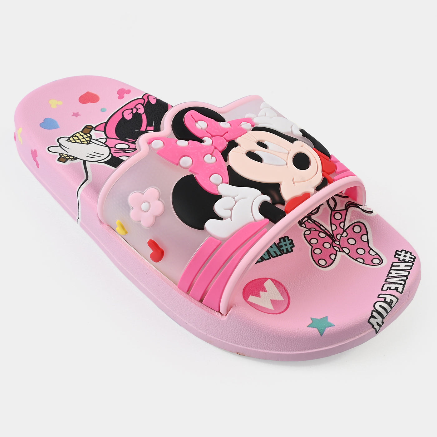 Girls Slippers 208-A18-Pink