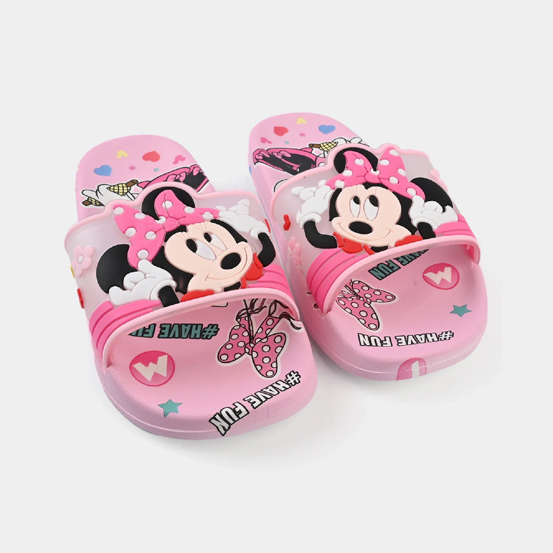 Girls Slippers 208-A18-Pink