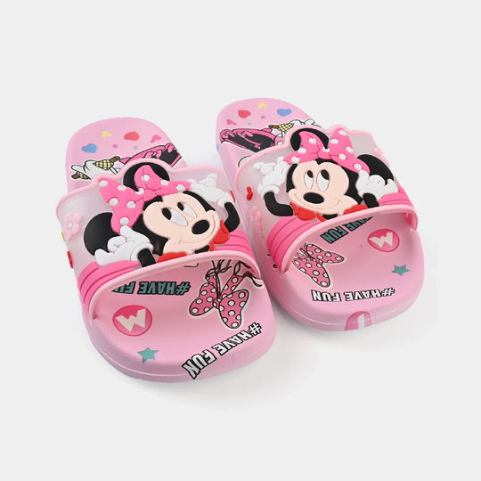 Girls Slippers 208-A18-Pink