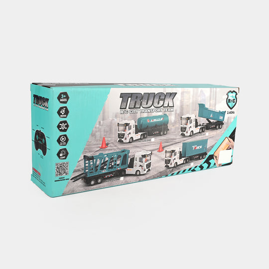 2.4G Remote Control City Transport Truck