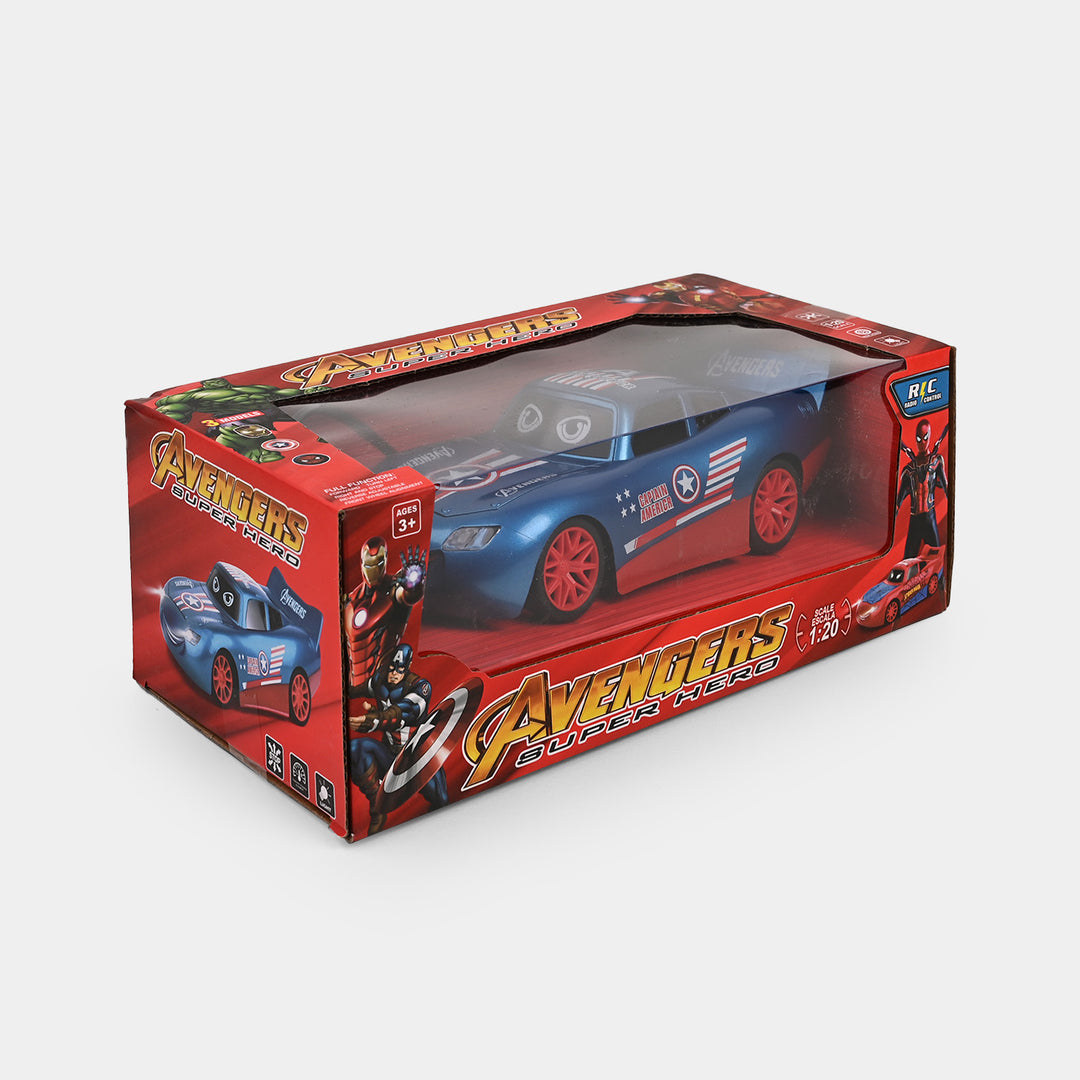 Remote Control Superhero Car Toy for Kids