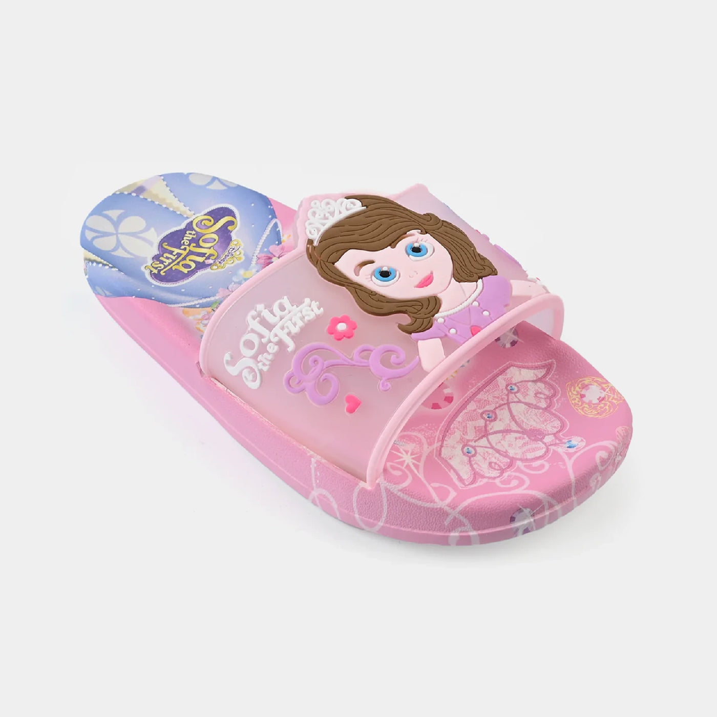 Girls Slippers 208-A12-Pink