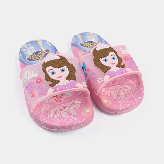 Girls Slippers 208-A12-Pink