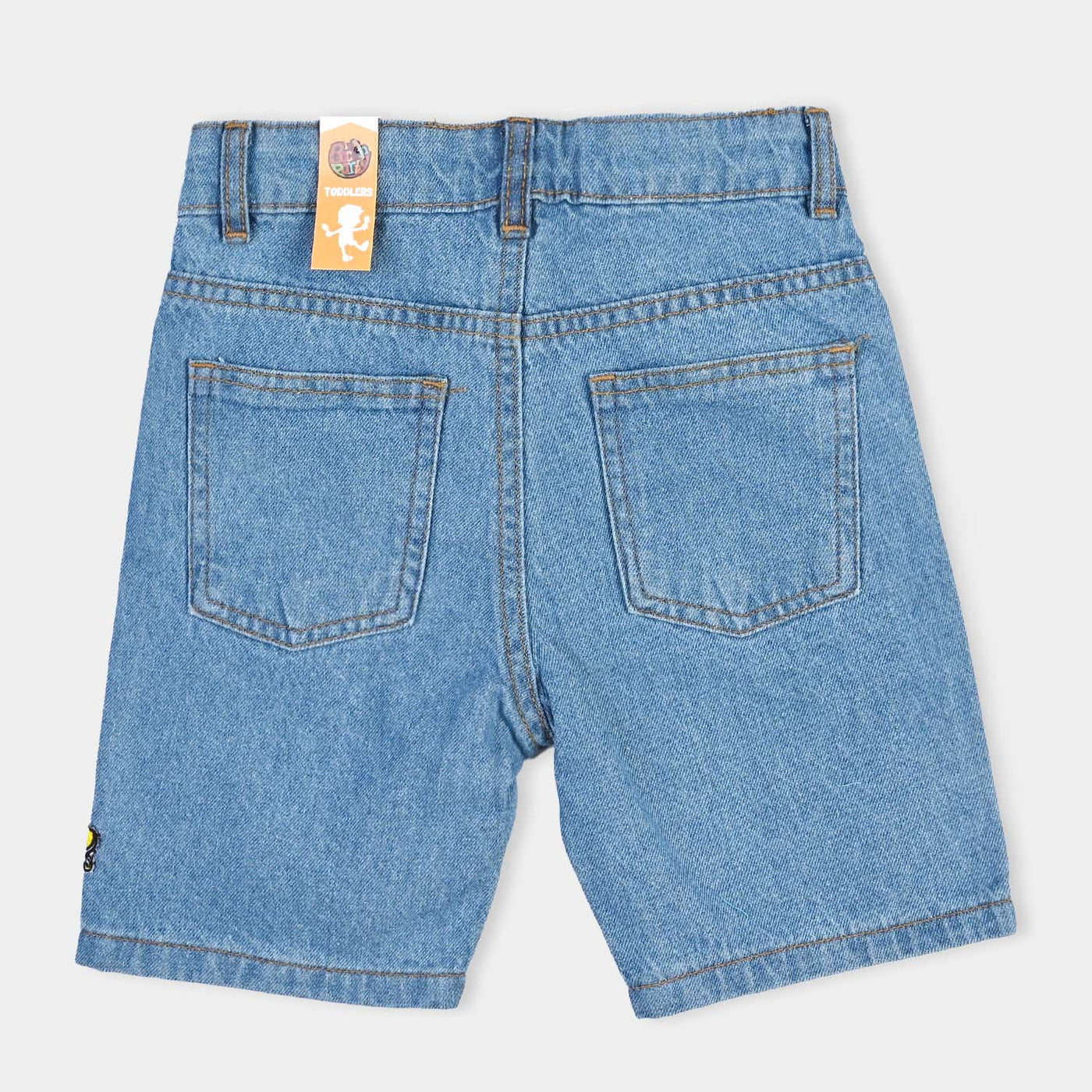 Boys Denim rigid Short Skate-Lt-BLUE