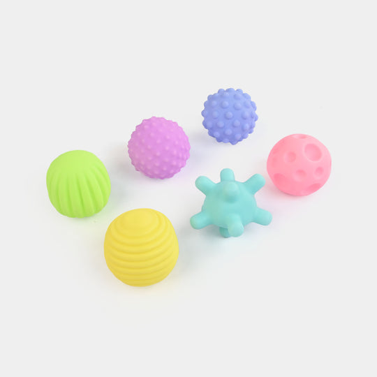 Soft Stuff Textured Balls 6Pcs