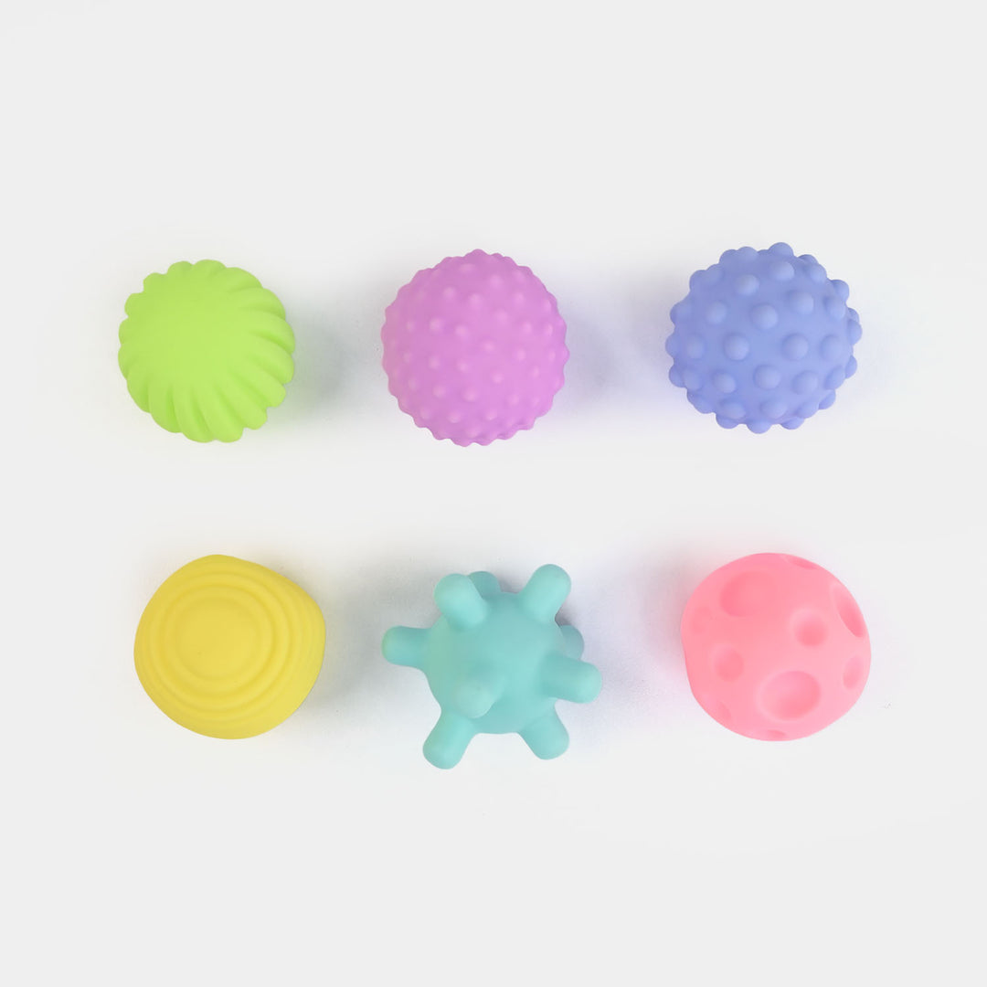 Soft Stuff Textured Balls 6Pcs