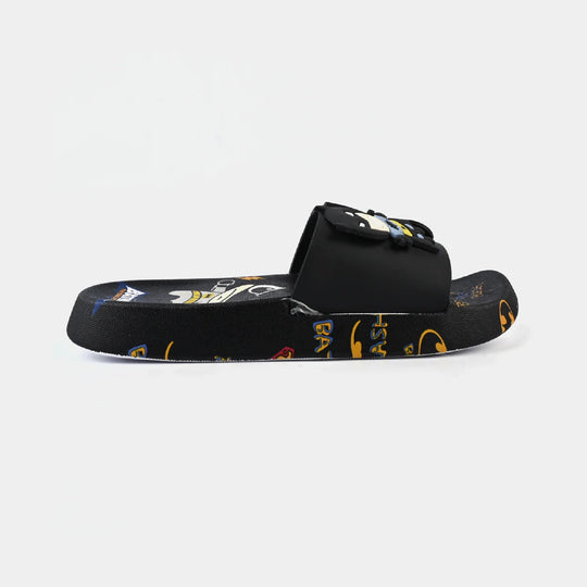 Boys Slippers 222-26-BLACK