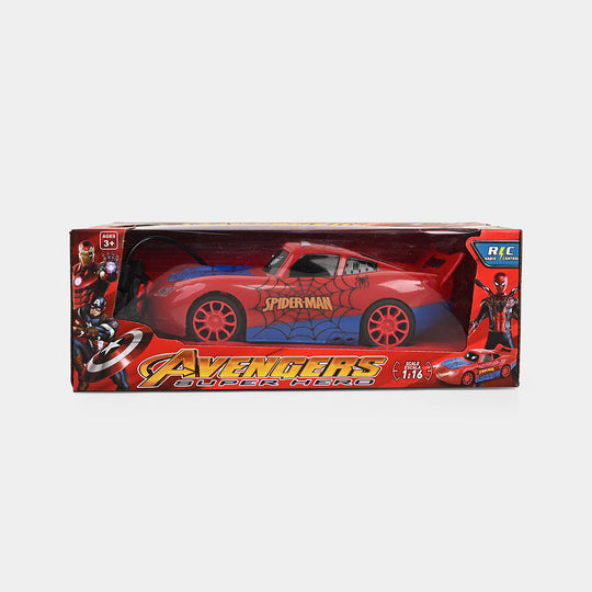 Remote Control Superhero Car Toy for Kids