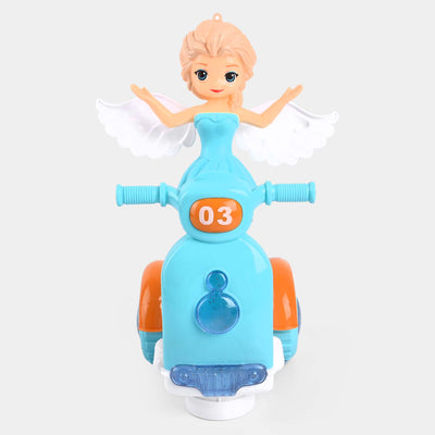 Universal Electric Motorcycle Princess With Light & Music