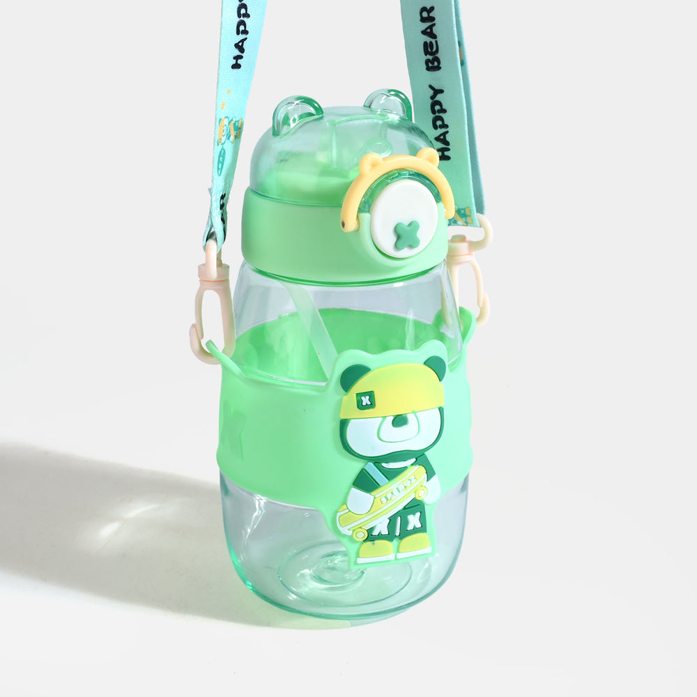 KIDS STRAW WATER BOTTLE/BEAKER | SH2703 - GREEN