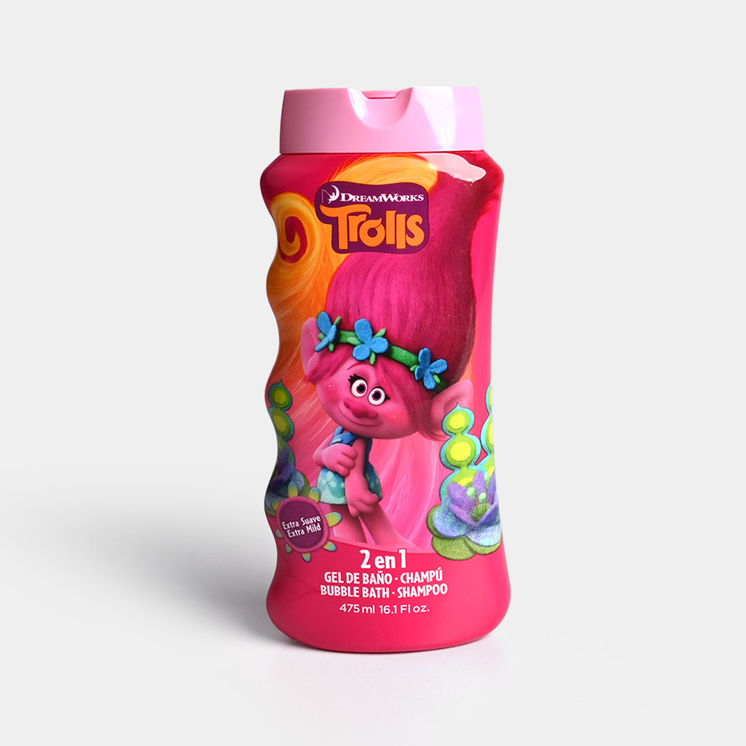 Trolls 2 IN 1 Bath & Shampoo For Kids