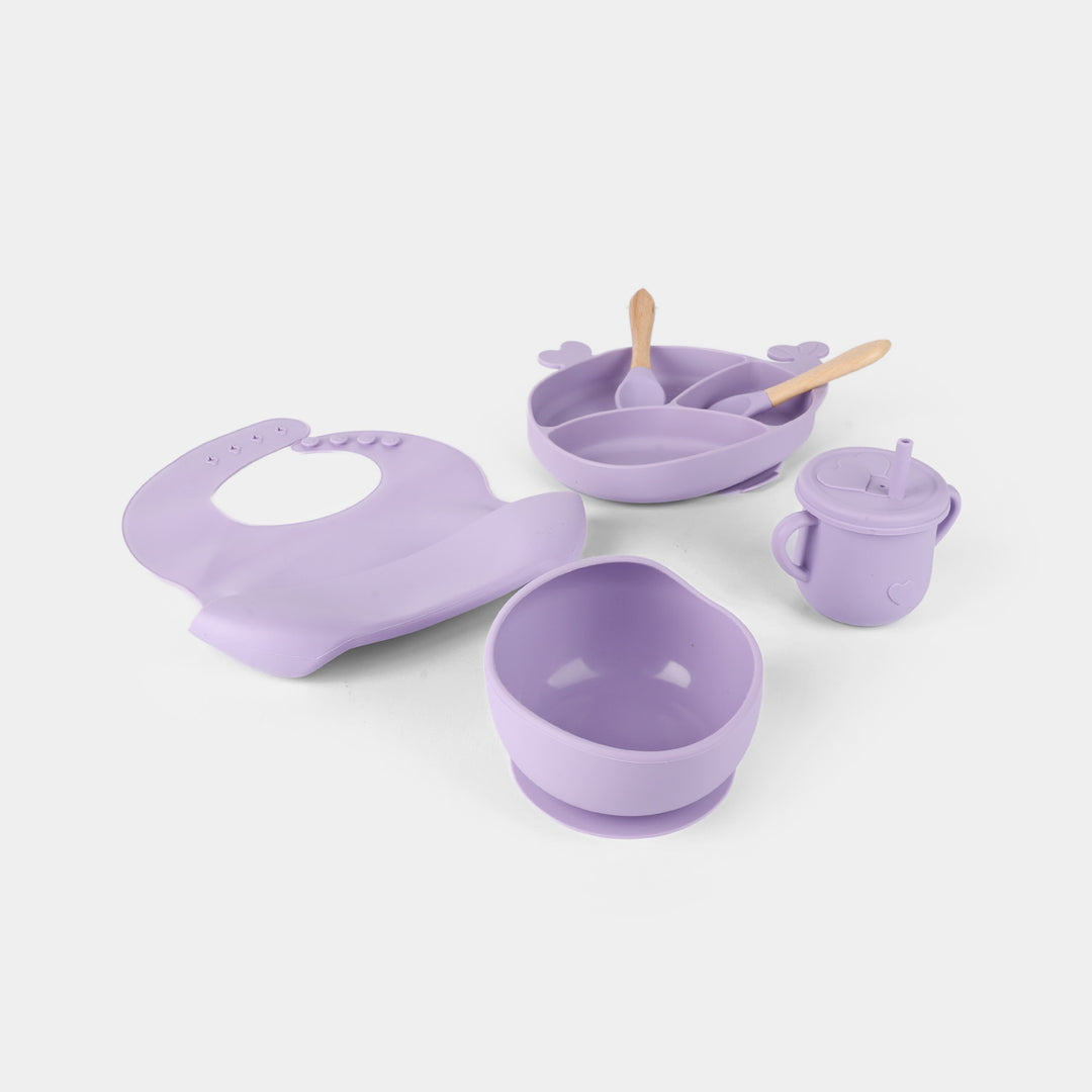Adorable Food Grade Silicone Baby Tableware Set 7Pcs Set | 1545