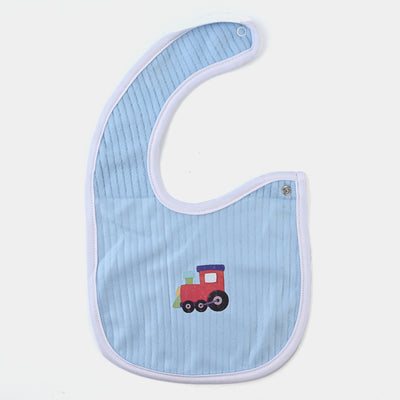 Infant Baby Bib/Apron Light Blue | 0M+