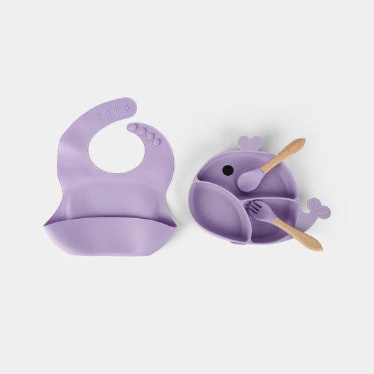 Adorable Food Grade Silicone Baby Tableware Set 7Pcs Set | 1545